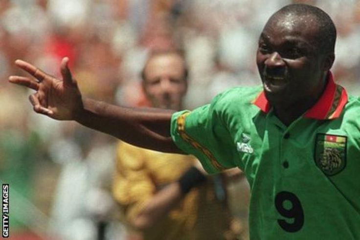 Roger Milla est le buteur et le joueur de champ le plus âgé a avoir participé à une phase finale de Coupe du monde / Getty Images.