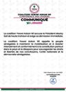 Communiqué de Yewwi