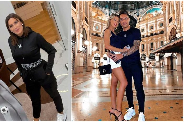 Jorgelina Cardoso épouse d'Angel Di Maria et Agustina Gandolfo épouse de Lautaro Martinez. Crédit, @jorgelinacardoso/lautaromartinez Source : Instagram