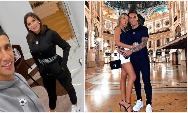 Jorgelina Cardoso épouse d'Angel Di Maria et Agustina Gandolfo épouse de Lautaro Martinez. Crédit, @jorgelinacardoso/lautaromartinez Source : Instagram