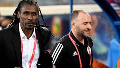 Aliou Cissé (SEN) affronte Djamel Belmadi (ALG) en finale de la CAN 2019