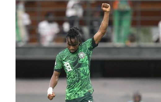 Ademola Lookman a marqué le but de la victoire pour le Nigeria à la 41e minute Photo Sipa Sunday Alamba