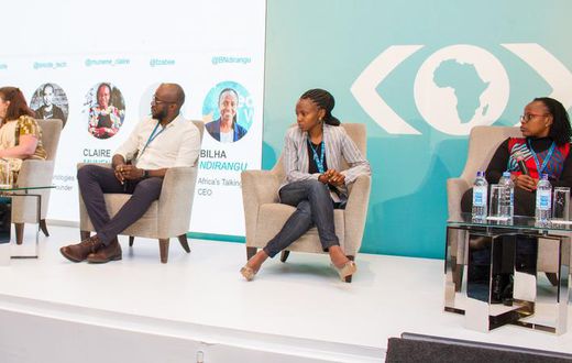 The great debate panel during the fourth MEST Africa Summit, in partnership with Microsoft.