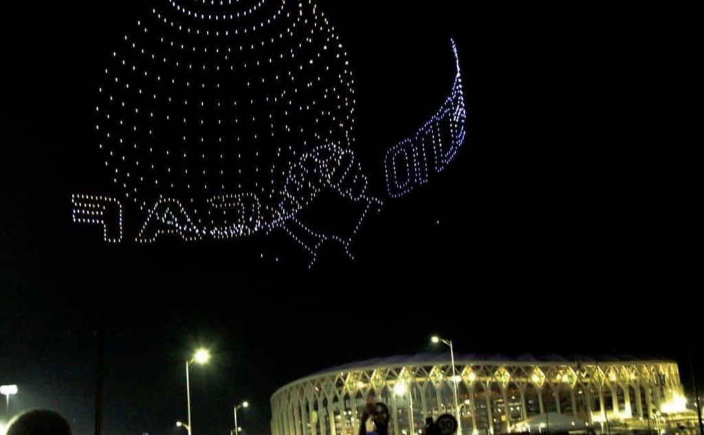 Can 2023 : Spectacle de drones test pour la cérémonie d'ouverture