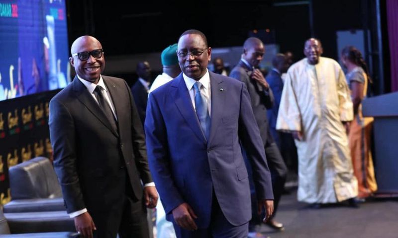 Macky Sall et Barthélémy Dias à la cérémonie de lancement de la 6e édition du forum mondial de l’économie sociale et solidaire au Grand Théâtre