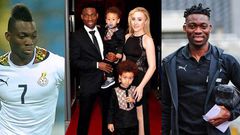 Christian Atsu and wife Marie Claire Rupio