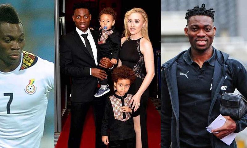 Christian Atsu and wife Marie Claire Rupio