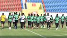 Séance d'entrainement des lions du Sénégal