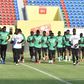 Séance d'entrainement des lions du Sénégal