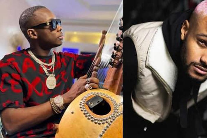 Asakura (à droite) et Sidiki Diabaté