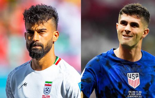 Ramin Rezaeian et Christian Pulisic