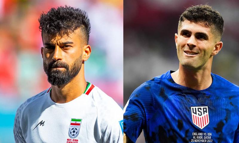Ramin Rezaeian et Christian Pulisic