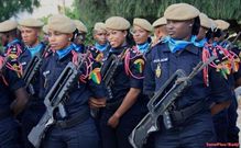 Au Sénégal, les femmes font bonne figure dans la police, un corps de métier pourtant largement encore dominé par la gente masculine. Photo : Badji/Seneplus