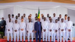 6Remise drapeau aux Lions avec Macky