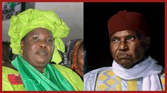 Aminata Mbengue Ndiaye (PS) et Abdoulaye Wade (PDS)