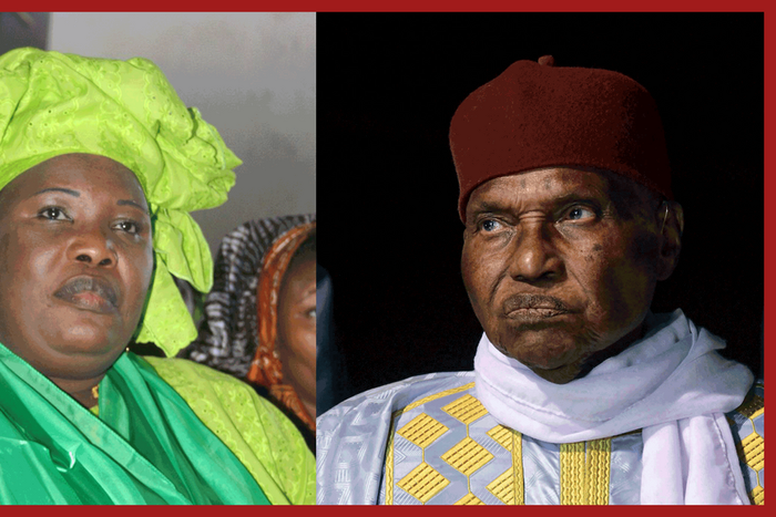 Aminata Mbengue Ndiaye (PS) et Abdoulaye Wade (PDS)