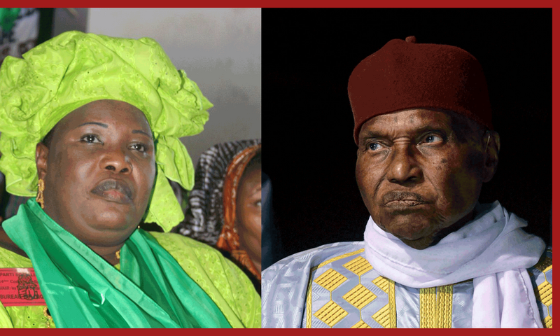 Aminata Mbengue Ndiaye (PS) et Abdoulaye Wade (PDS)