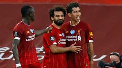 Sadio Mane (left), Mohamed Salah and Roberto Firmino have formed a blistering front three over the past three seasons