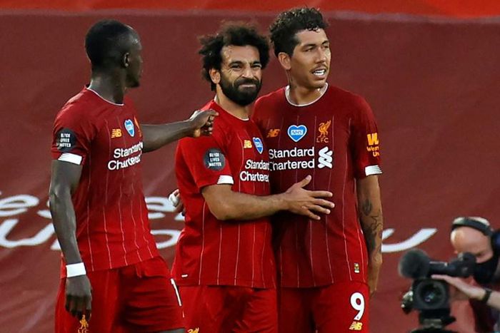 Sadio Mane (left), Mohamed Salah and Roberto Firmino have formed a blistering front three over the past three seasons