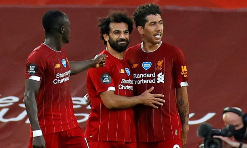Sadio Mane (left), Mohamed Salah and Roberto Firmino have formed a blistering front three over the past three seasons