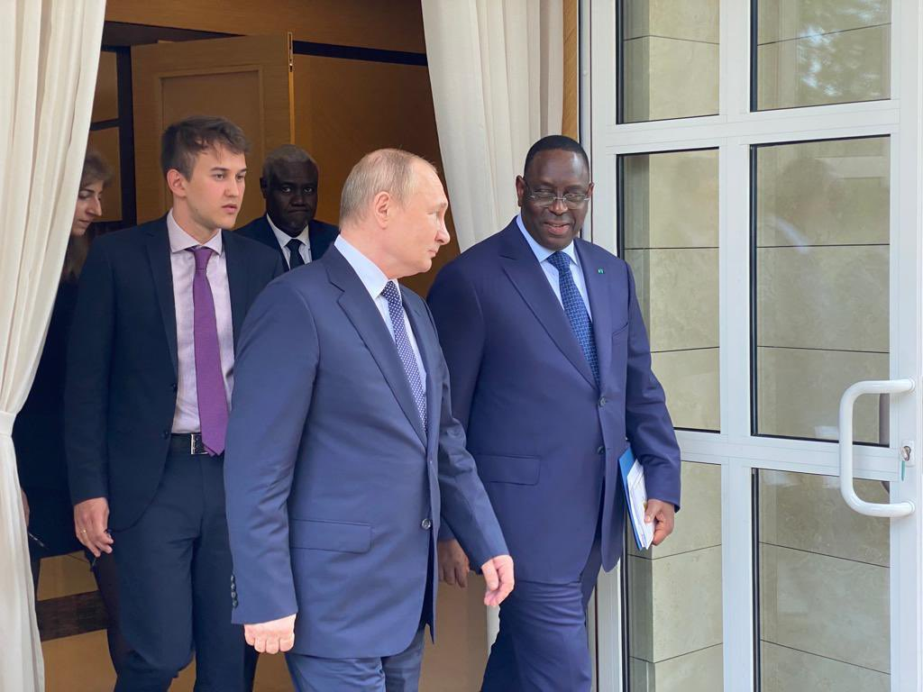 Macky Sall invité par Vladimir Poutine