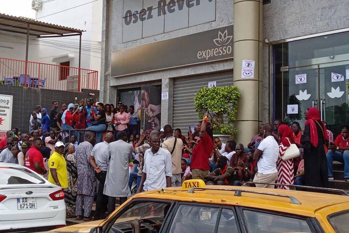 Rassemblement des travailleurs d'Expresso - 22-08-2022