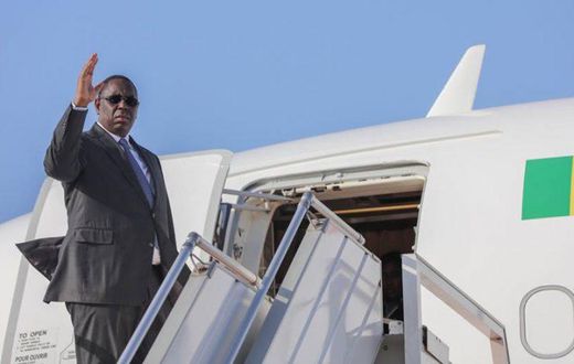 Macky voyage avion presidentiel