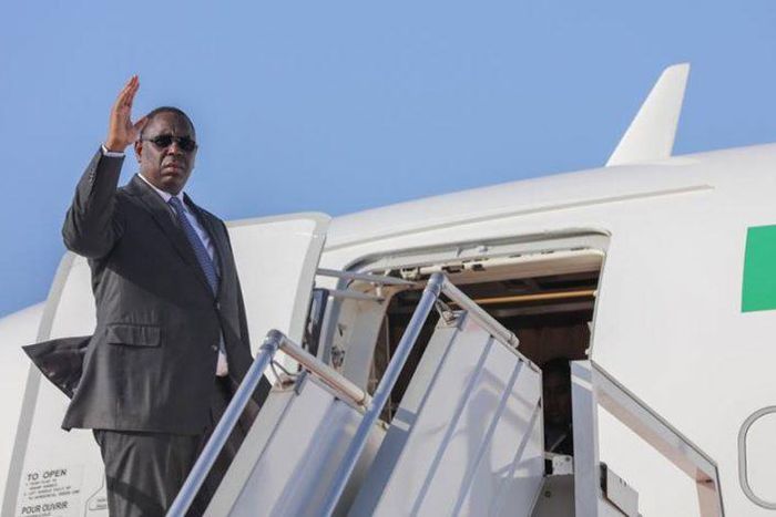 Macky voyage avion presidentiel