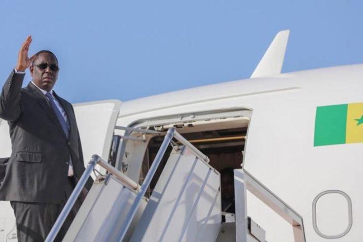 Macky voyage avion presidentiel