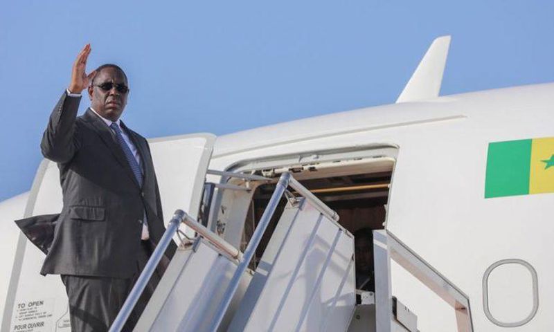 Macky voyage avion presidentiel