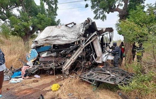 Un violent accident a occasionné la mort d'au moins 39 personnes, dans la nuit du samedi 7 au dimanche 8 janvier 2023, à Kaffrine (centre-ouest du Sénégal).