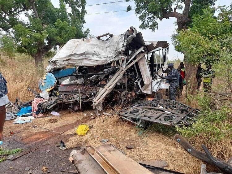 Un violent accident a occasionné la mort d'au moins 39 personnes, dans la nuit du samedi 7 au dimanche 8 janvier 2023, à Kaffrine (centre-ouest du Sénégal).