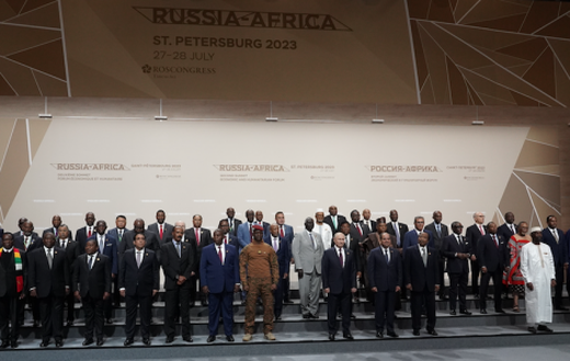 Sommet Russie Afrique Photo de famille