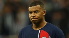 Kylian Mbappé a été méconnaissable mercredi soir à Newcastle Reuters Lee Smith