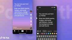 TikTok offre la possibilité d'envoyer des messages écrits