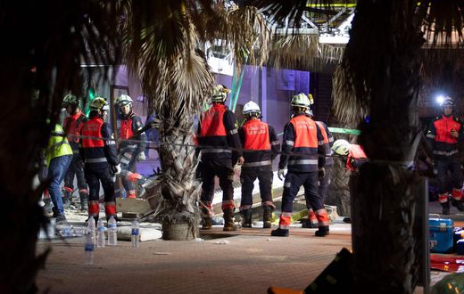 Le toit d’un restaurant s’est effondré à Majorque