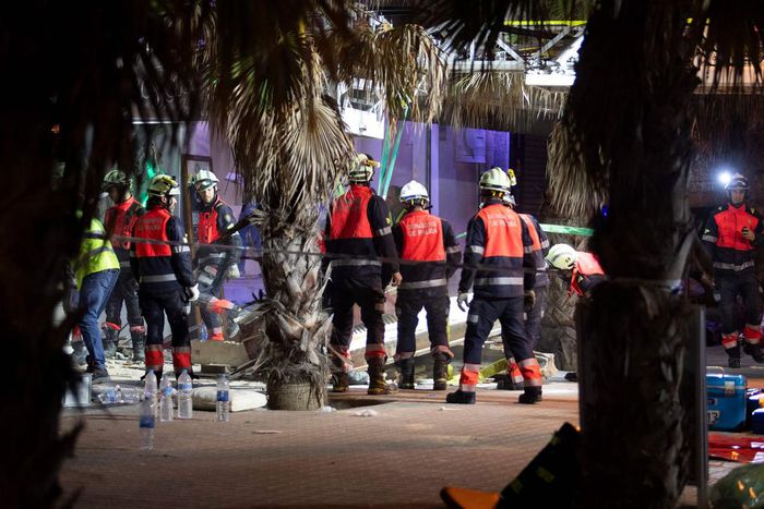 Le toit d’un restaurant s’est effondré à Majorque