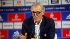 Laurent Blanc, entraineur de l'OL
