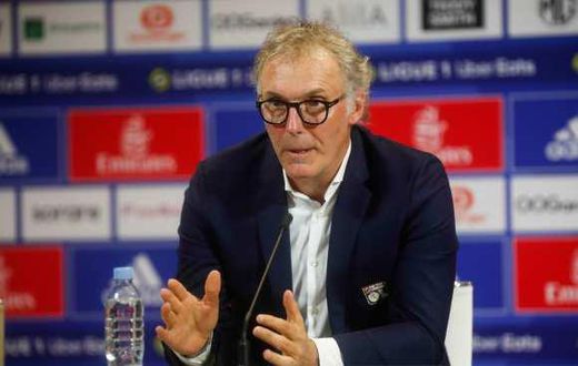 Laurent Blanc, entraineur de l'OL