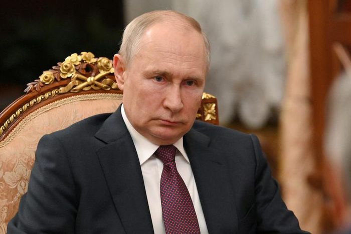 Russian President Vladimir Putin attends a meeting with State Duma Chairman Vyacheslav Volodin at the Kremlin in Moscow, Russia, in July 2023.Sputnik/Alexander Kazakov/Kremlin via REUTERS