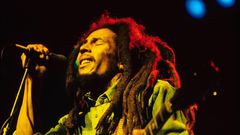 Bob Marley performing in the UK in 1980.Mike Prior/Getty Images
