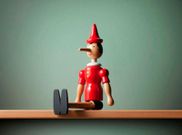 Statuette à l'effigie de Pinocchio (illustration)