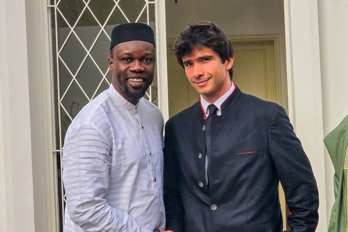Ousmane Sonko et Juan Branco