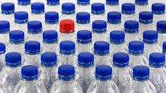 Bouteilles d'eau minérale