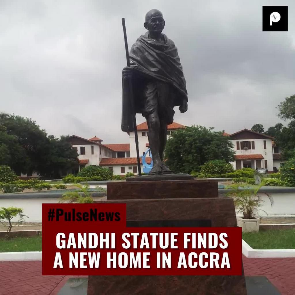 Statue du Mahatma Gandhi à Accra.