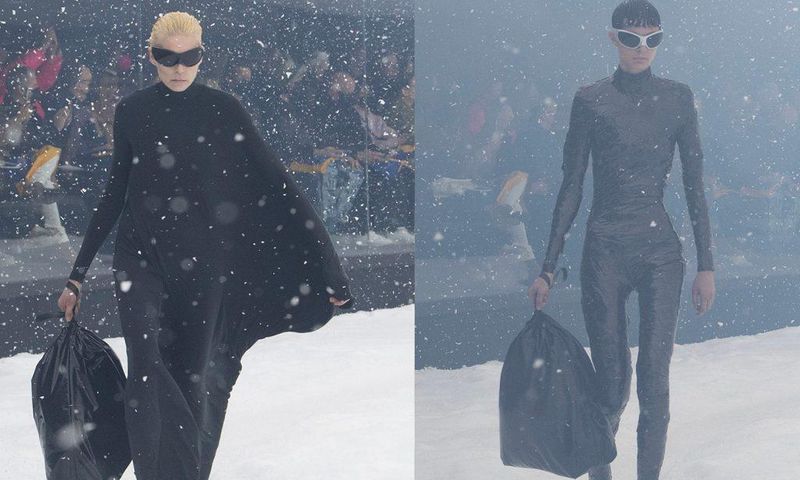 Balenciaga dévoile ses 'sacs-poubelles' à 1800 dollars