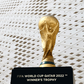 Le trophée de la Coupe du Monde Qatar 2022
