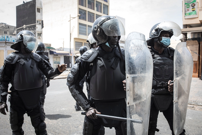 Des gendarmes sénégalais- John Wessels - AFP via Getty Images