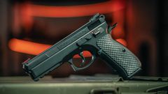 A photo of a CZ pistol