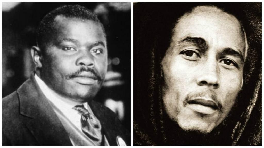 Marcus Garvey et Bob Marley